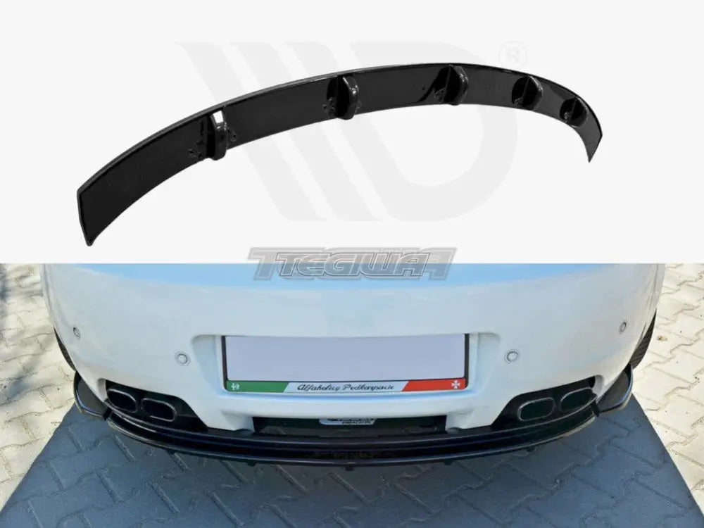 Maxton Design Central Rear Splitter Alfa Romeo Brera With Vertical Bars