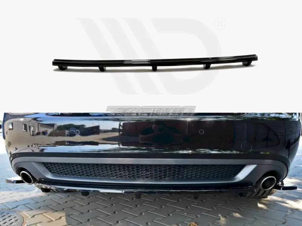 Maxton Design Central Rear Splitter Audi A5 S-line 8T Coupe Sportback With A Vertical BAR