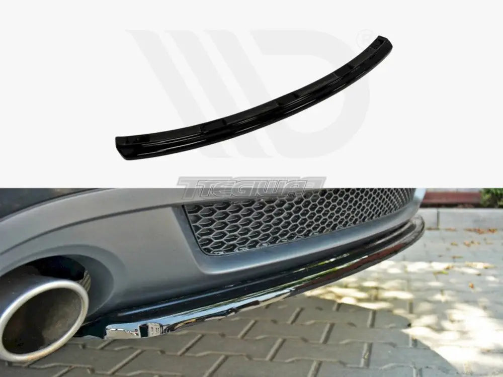 Maxton Design Central Rear Splitter Audi A5 S-line 8T Coupe Sportback Without A Vertical BAR