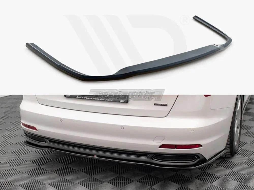 Maxton Design Central Rear Splitter Audi A6 C8