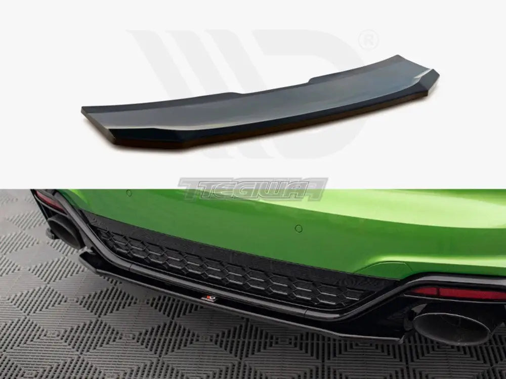 Maxton Design Central Rear Splitter Audi RS5 F5 Facelift