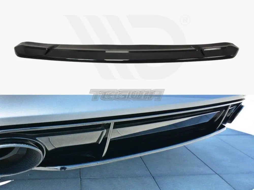 Maxton Design Central Rear Splitter Audi RS7 C7 Facelift 14-17