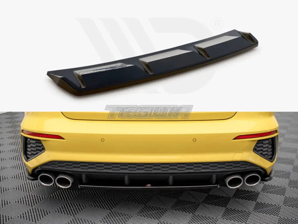 Maxton Design Central Rear Splitter Audi S3 Sedan 8Y 2020-