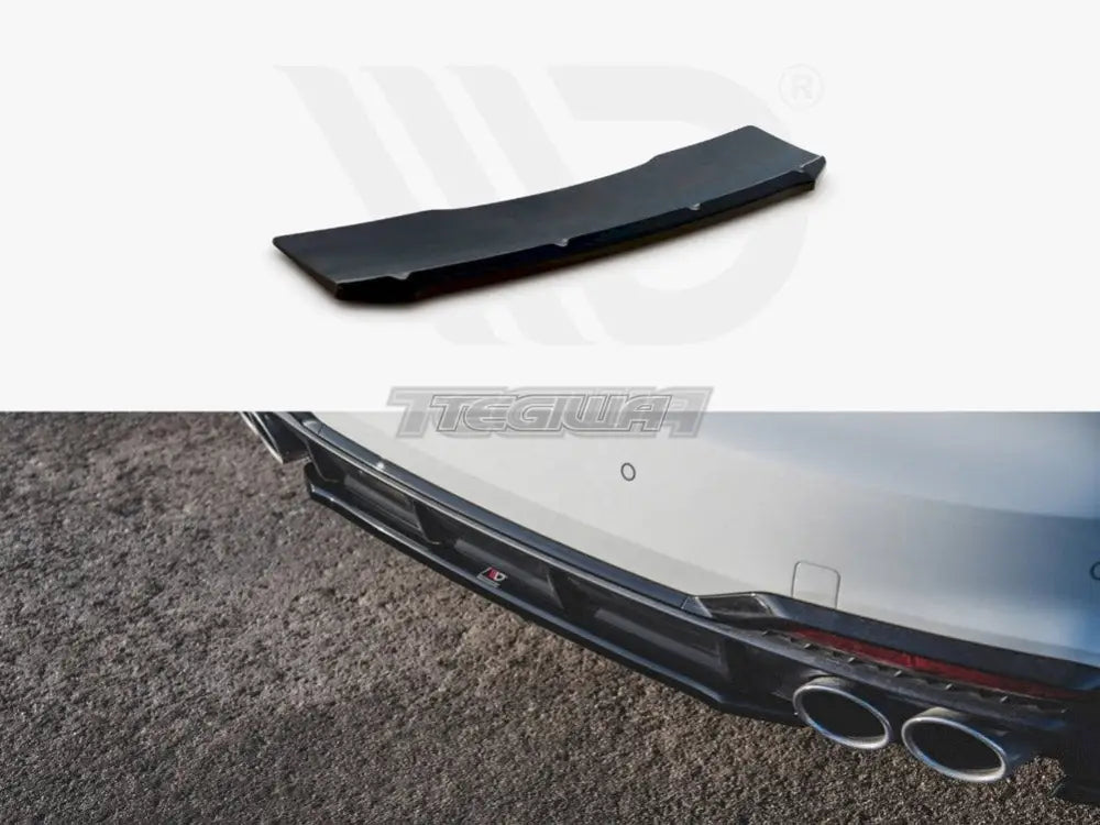 Maxton Design Central Rear Splitter Audi S5 Sportback F5 Facelift 2019-