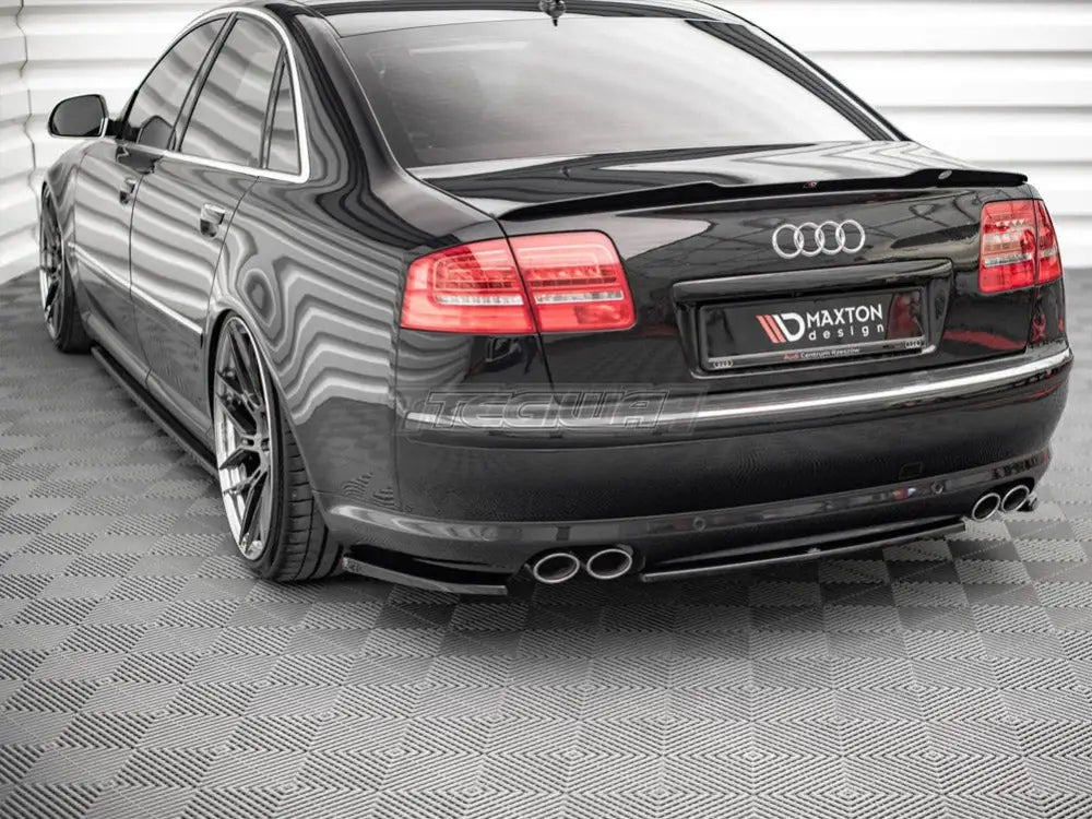 Maxton Design Central Rear Splitter Audi S8 D3 09-10