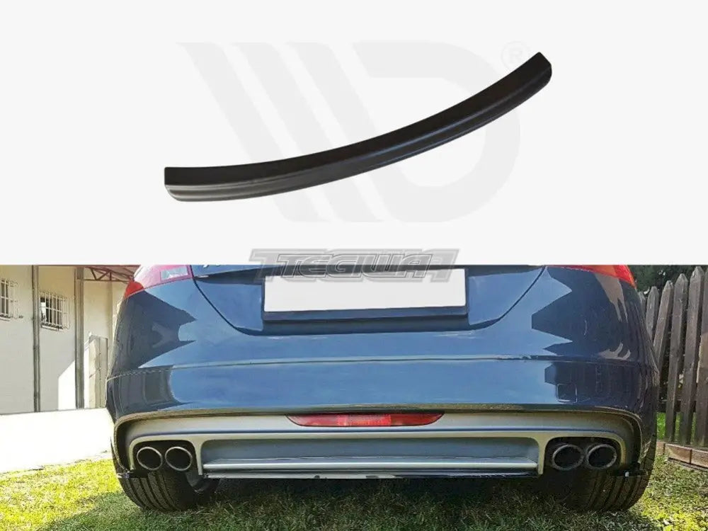 Maxton Design Central Rear Splitter Audi TT S MK2 8J 09-14