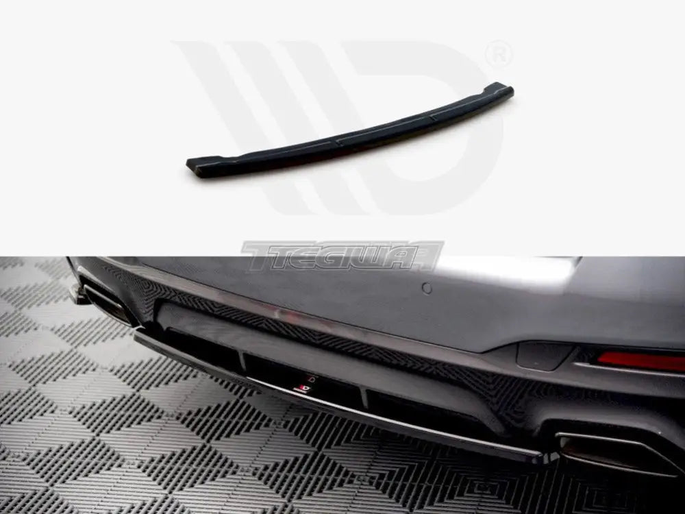 Maxton Design Central Rear Splitter BMW 5-Series G30 Facelift M-pack 2020-