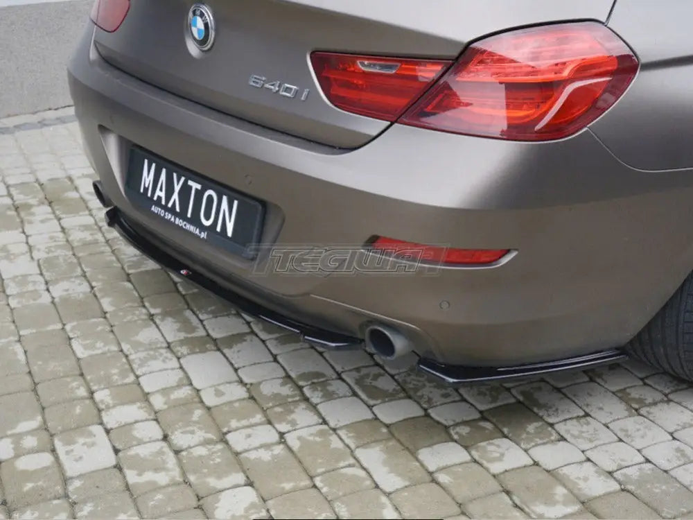 Maxton Design Central Rear Splitter BMW 6-Series Gran Coupe 12-14