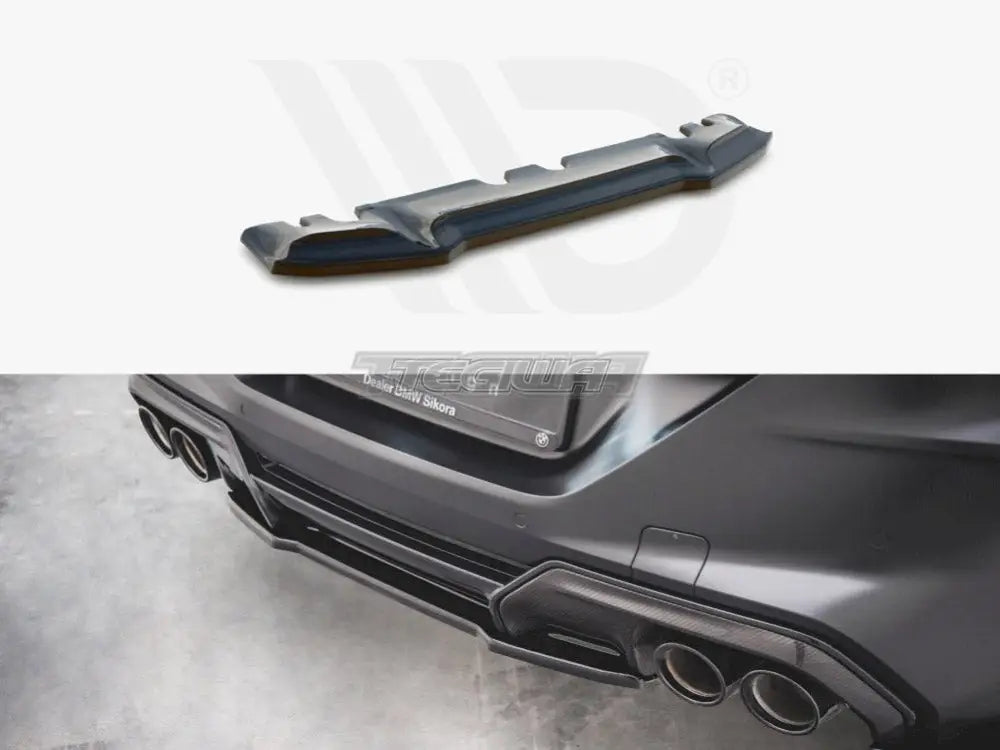 Maxton Design Central Rear Splitter BMW M8 GRAN Coupe F93 2019-