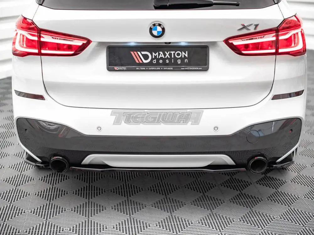 Maxton Design Central Rear Splitter BMW X1 M-pack F48 15-19