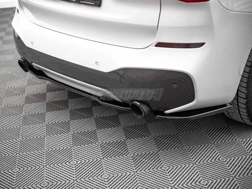 Maxton Design Central Rear Splitter BMW X1 M-pack F48 15-19