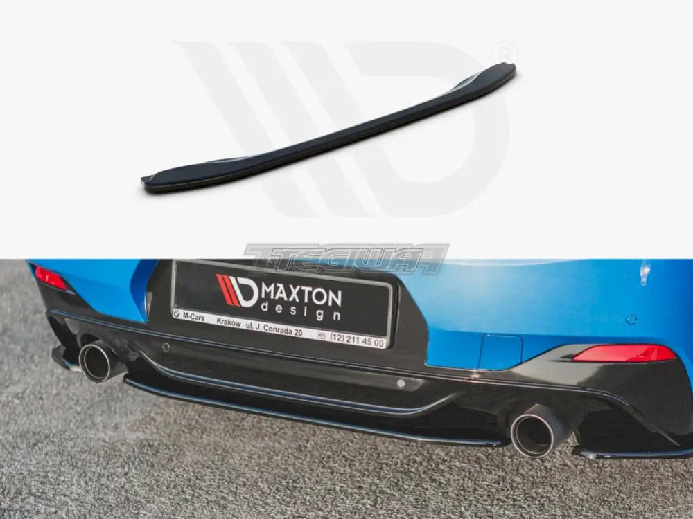 Maxton Design Central Rear Splitter BMW X2 F39 M Sport 2016-