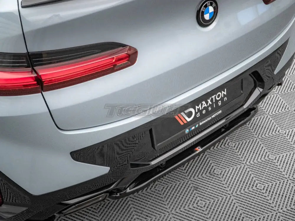 Maxton Design Central Rear Splitter BMW X4 M-pack G02 Facelift