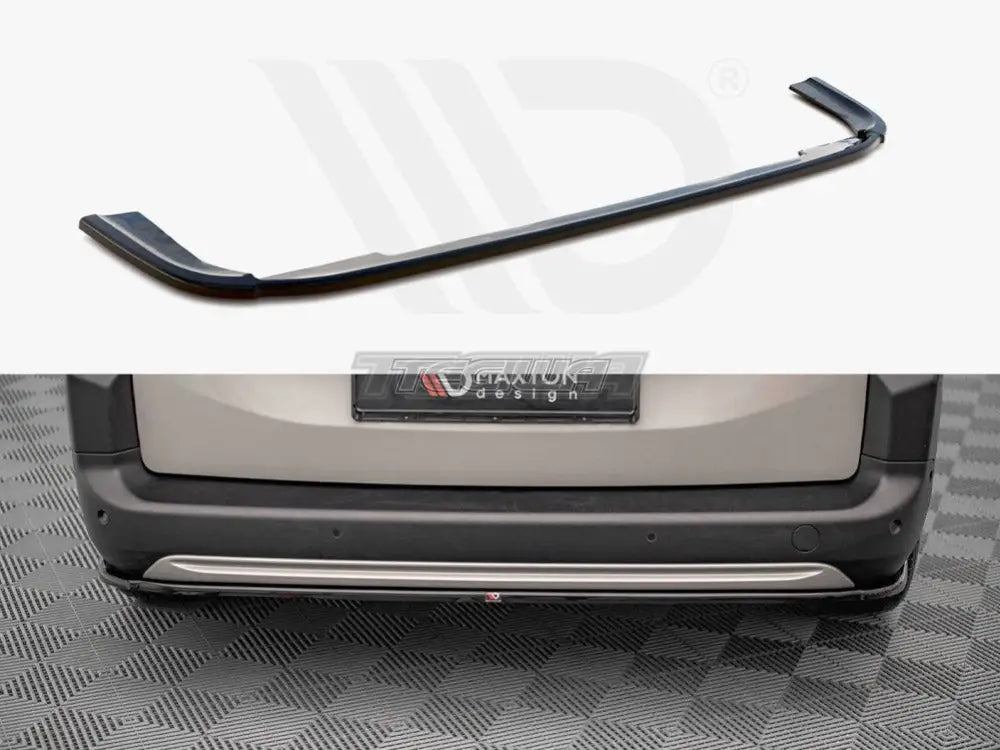 Maxton Design Central Rear Splitter Citroen Berlingo Mk3