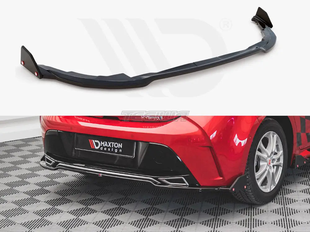 Maxton Design Central Rear Splitter +flaps Toyota Corolla GR Sport Hatchback XII 2019-