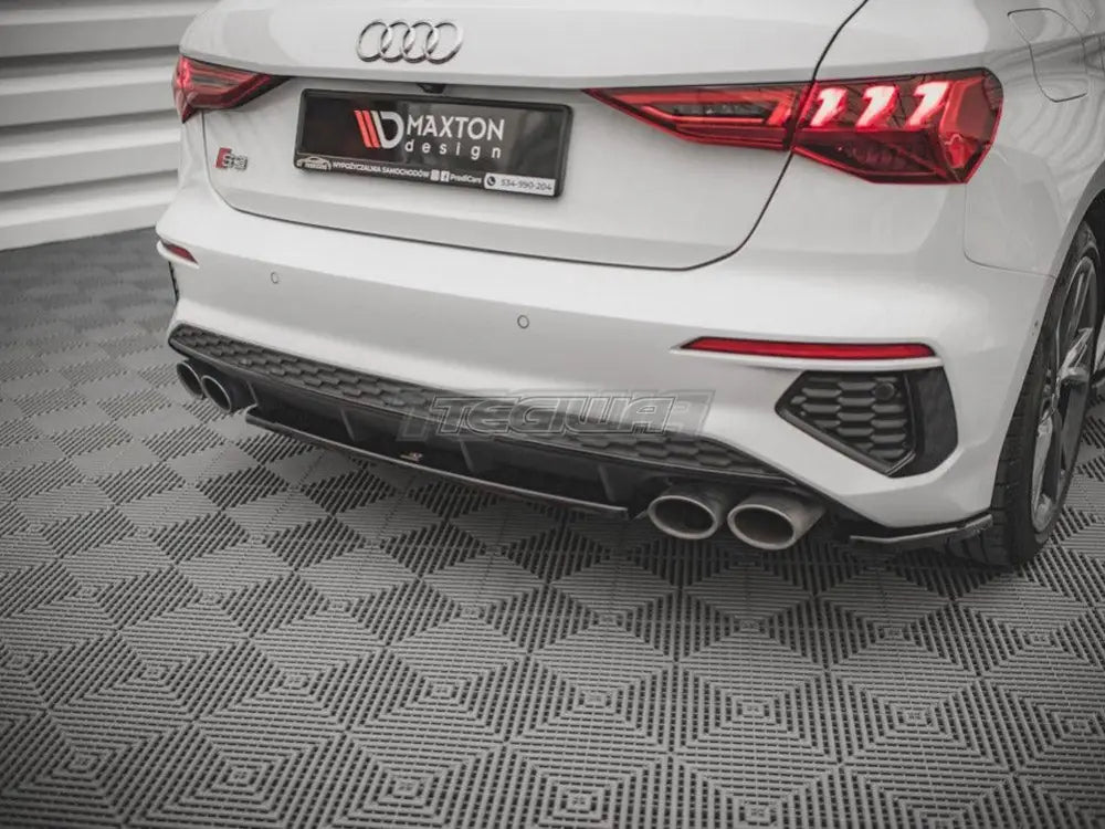 Maxton Design Central Rear Splitter For Audi S3 8Y 2020-