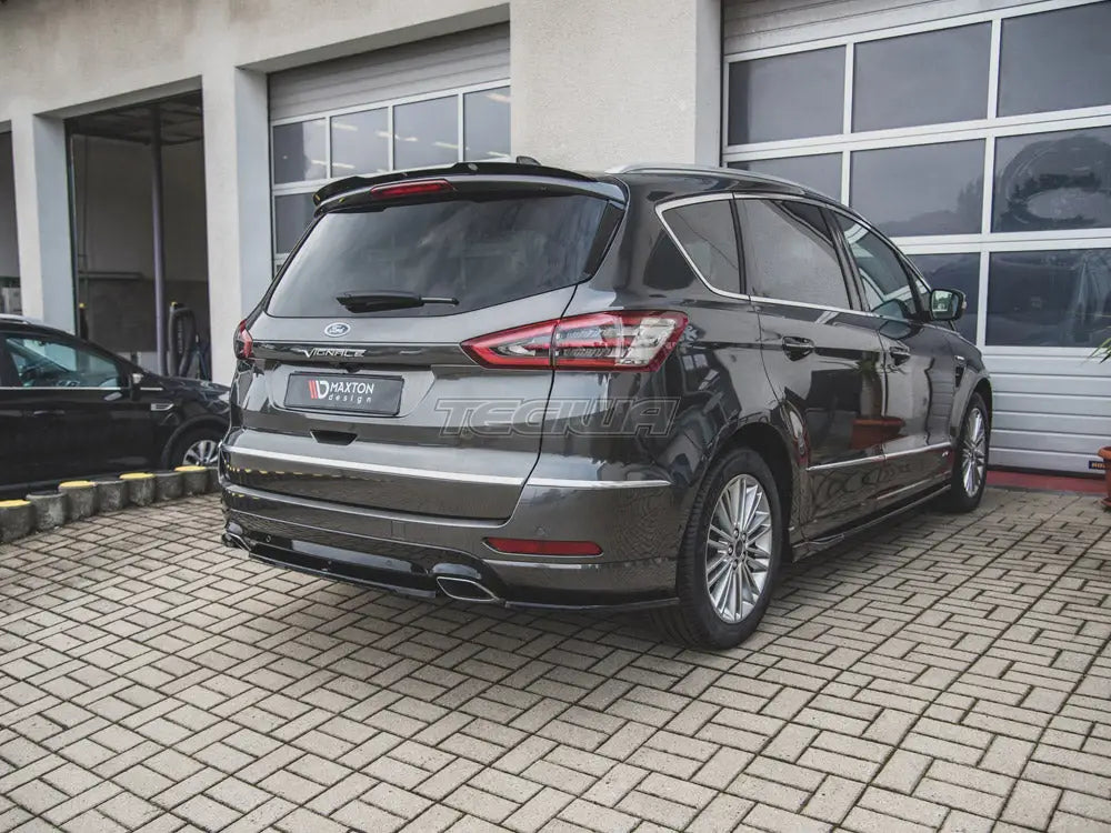 Maxton Design Central Rear Splitter Ford S-max Vignale MK2 Facelift 2019-