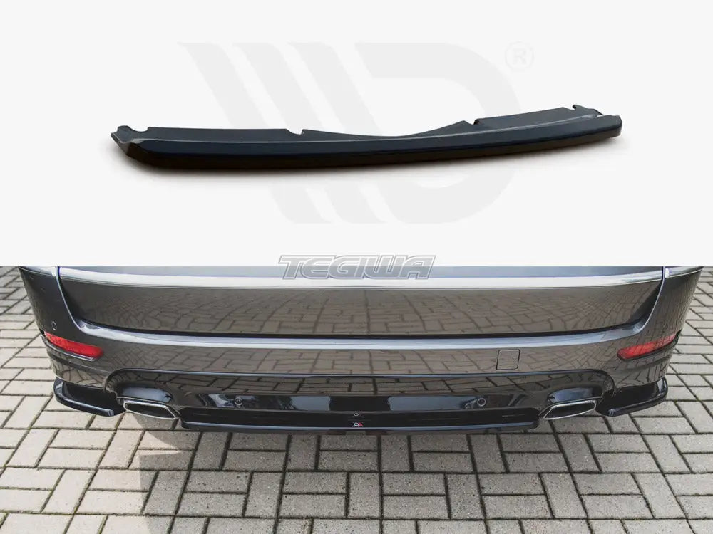 Maxton Design Central Rear Splitter Ford S-max Vignale MK2 Facelift 2019-