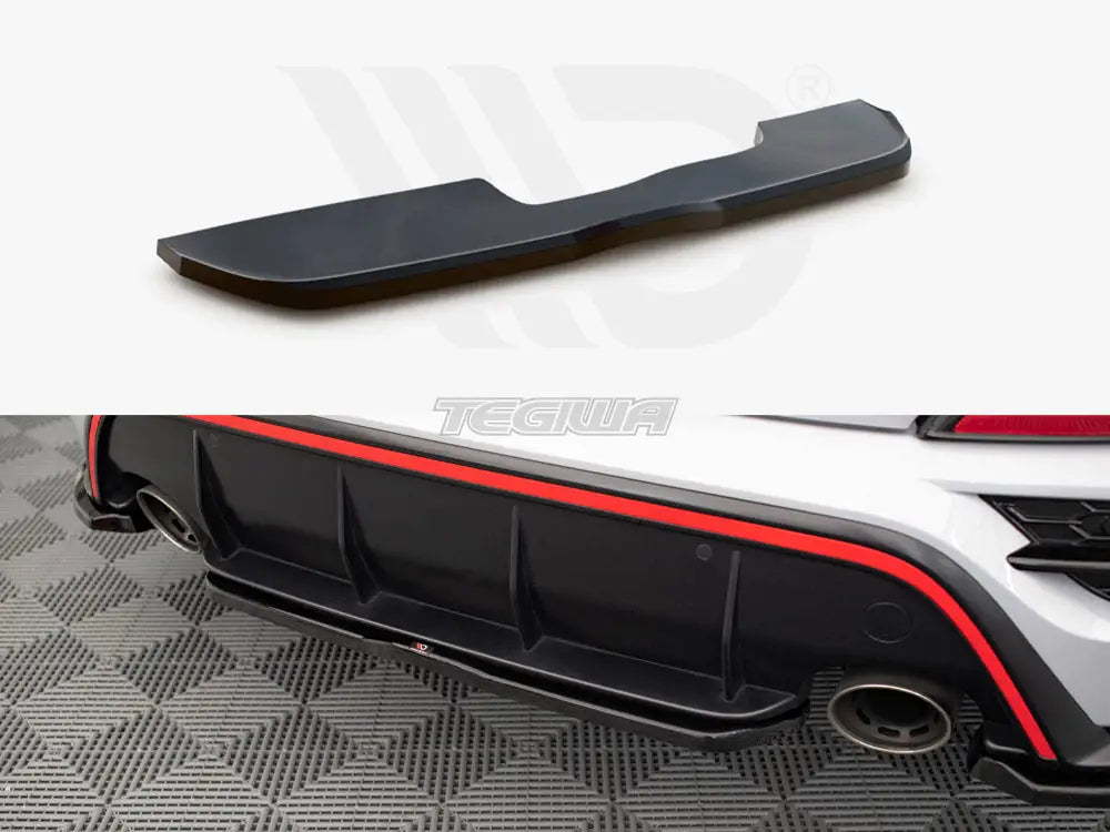 Maxton Design Central Rear Splitter Hyundai Kona N Mk1