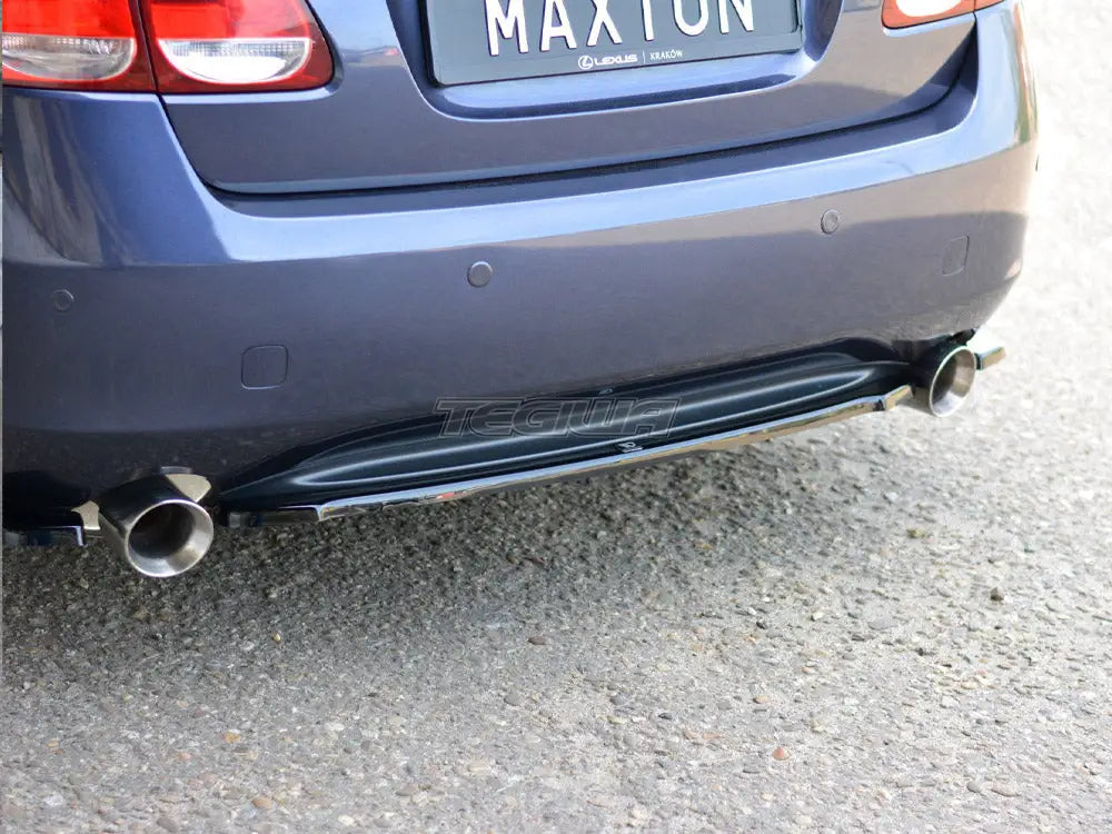 Maxton Design Central Rear Splitter Lexus GS MK.3 09-07