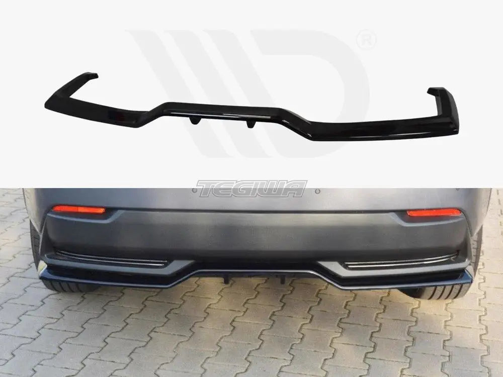 Maxton Design Central Rear Splitter Lexus NX MK1 H With Vertical Bars 2014- 2017