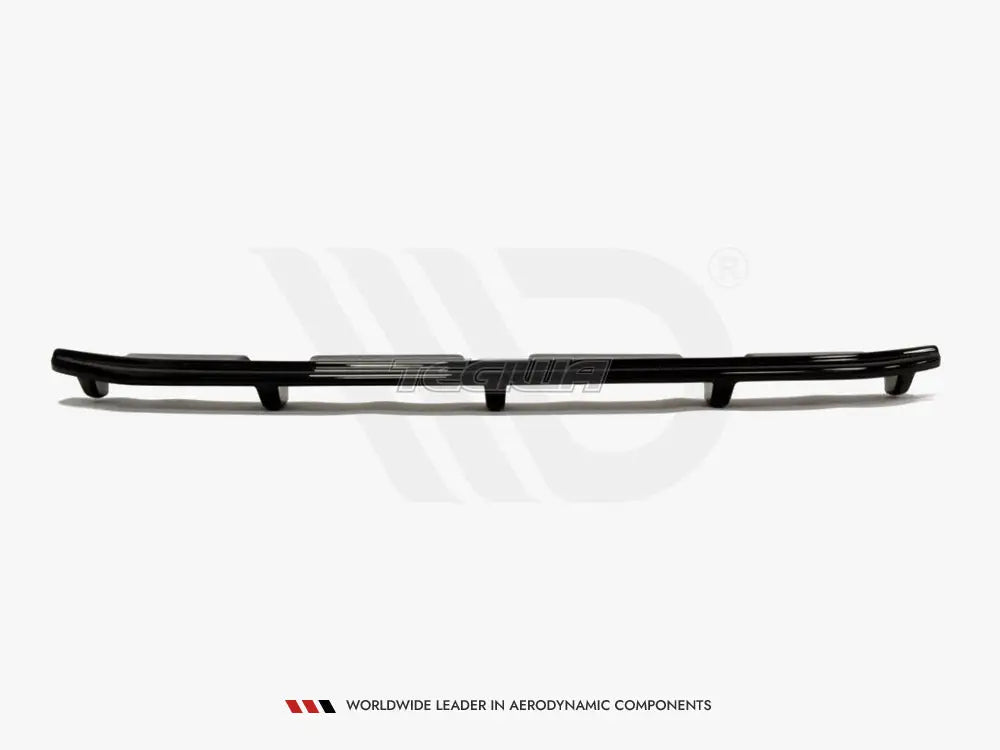 Maxton Design Central Rear Splitter Mercedes CLS C218 Amg-line With A Vertical BAR 11-14