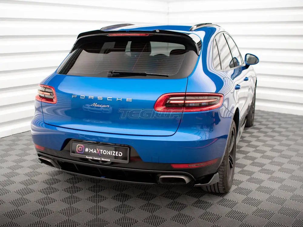 Maxton Design Central Rear Splitter Porsche Macan Mk1