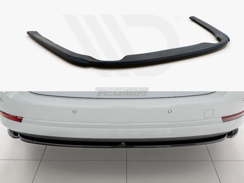 Maxton Design Central Rear Splitter Skoda Octavia MK4 2019-