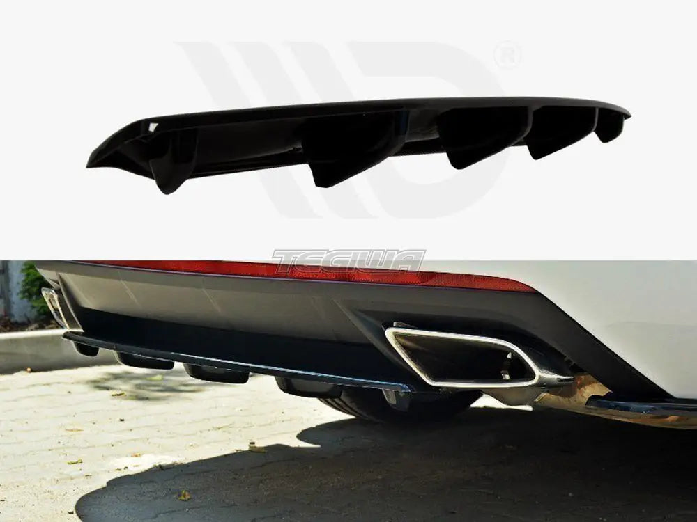 Maxton Design Central Rear Splitter Skoda Octavia VRS MK3.5 Hatchback Estate