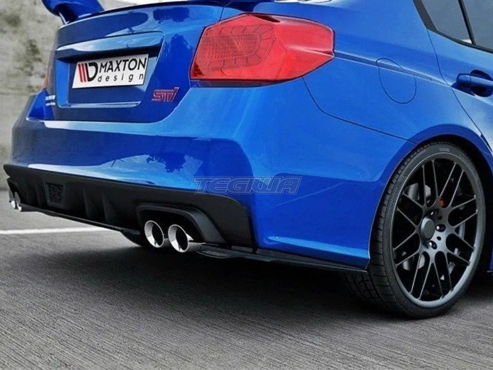 Maxton Design Central Rear Splitter Subaru WRX STI