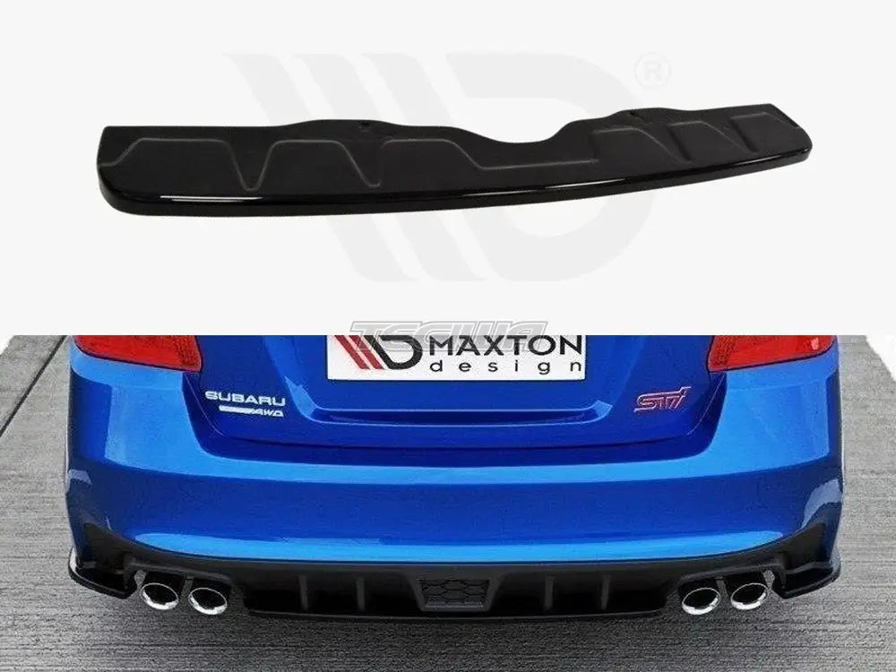 Maxton Design Central Rear Splitter Subaru WRX STI