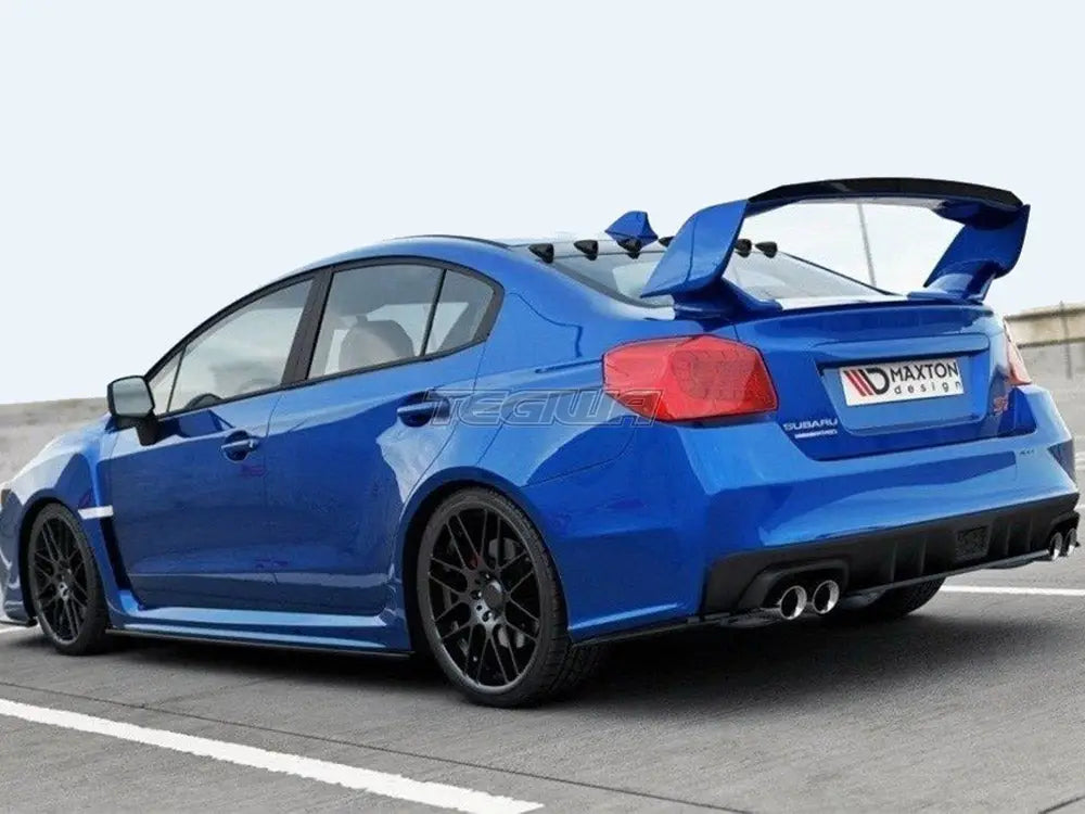 Maxton Design Central Rear Splitter Subaru WRX STI