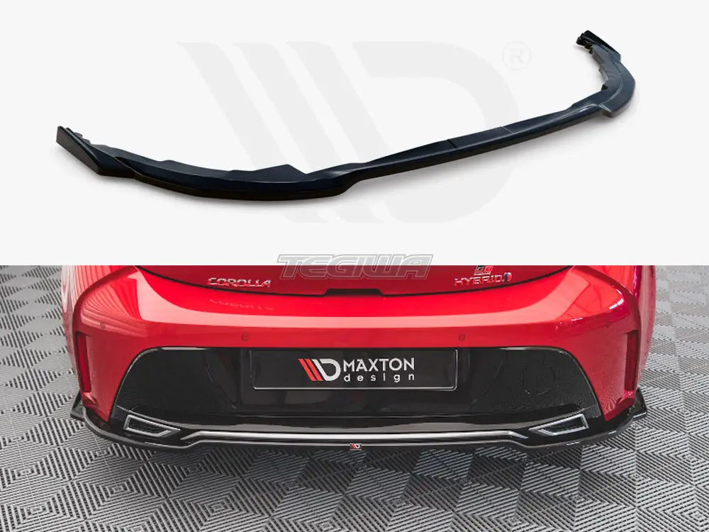 Maxton Design Central Rear Splitter Toyota Corolla GR Sport Hatchback XII 2019-