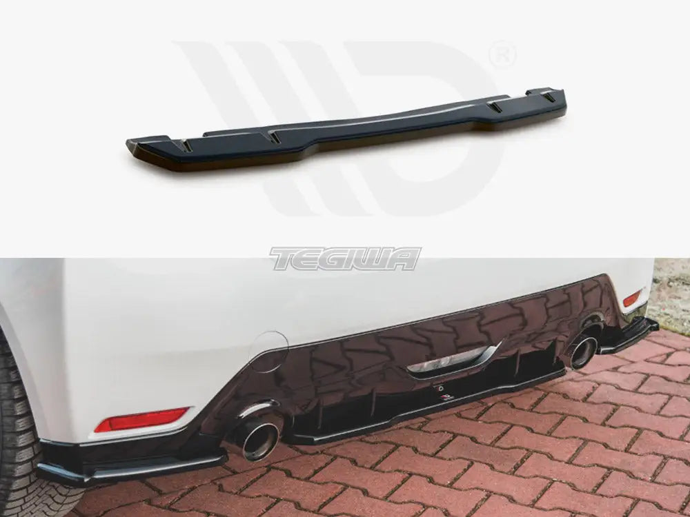 Maxton Design Central Rear Splitter Toyota GR Yaris MK4 2020-