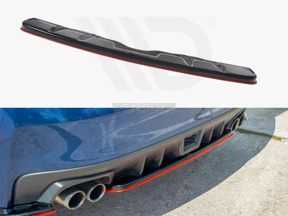 Maxton Design Central Rear Splitter V.2 Subaru WRX STI