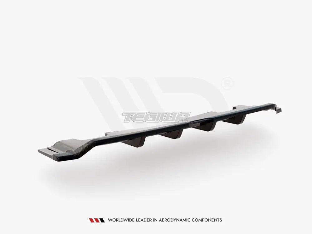 Maxton Design Central Rear Splitter V.2 Vertical Bars Volvo V90 Mk2