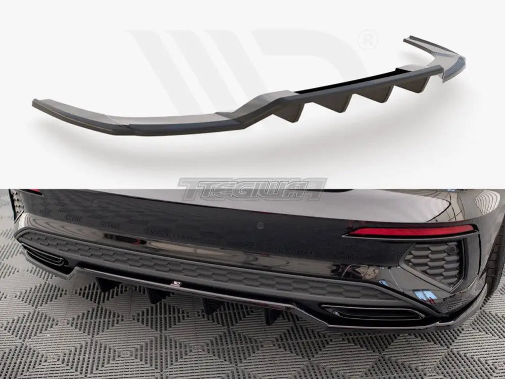 Maxton Design Central Rear Splitter Vertical Bars Audi A3 S-Line Sedan 8Y