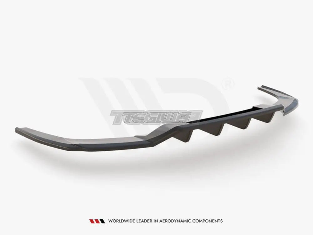 Maxton Design Central Rear Splitter Vertical Bars Audi A3 S-Line Sedan 8Y