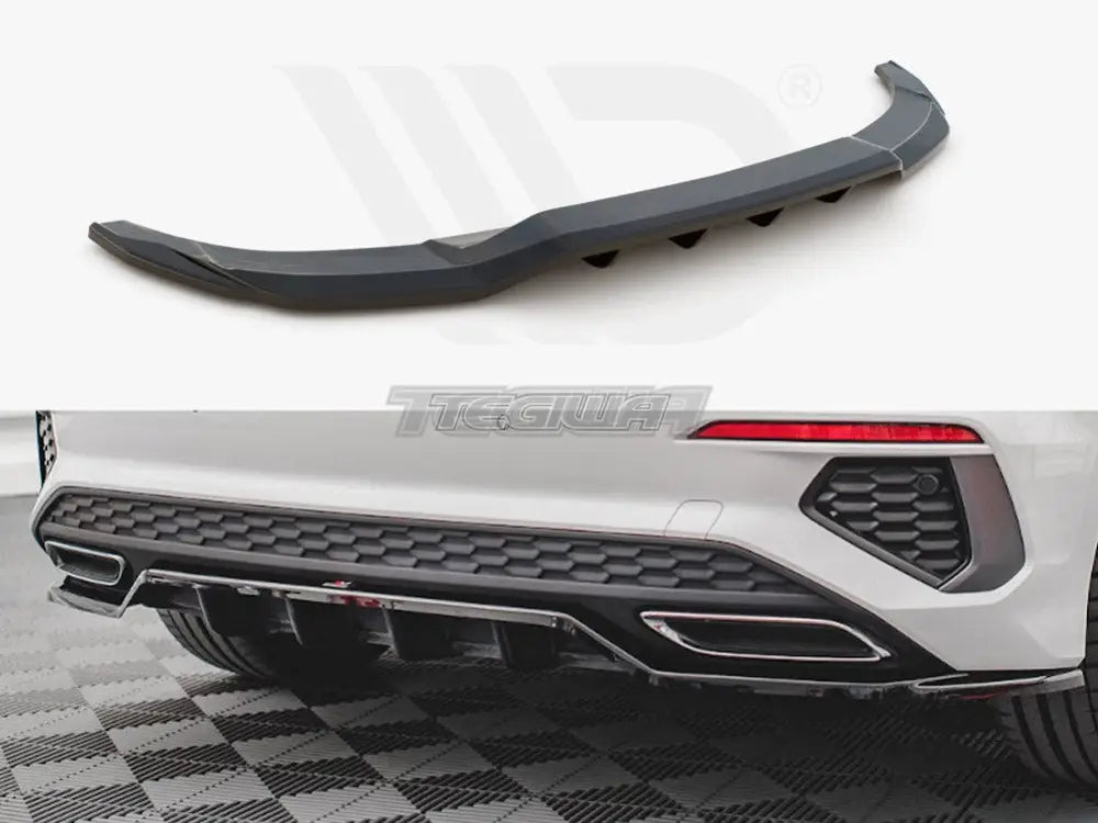 Maxton Design Central Rear Splitter Vertical Bars Audi A3 S-line Sportback 8Y 2020-