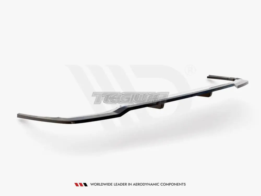 Maxton Design Central Rear Splitter Vertical Bars Audi A4 S-Line B9 Facelift