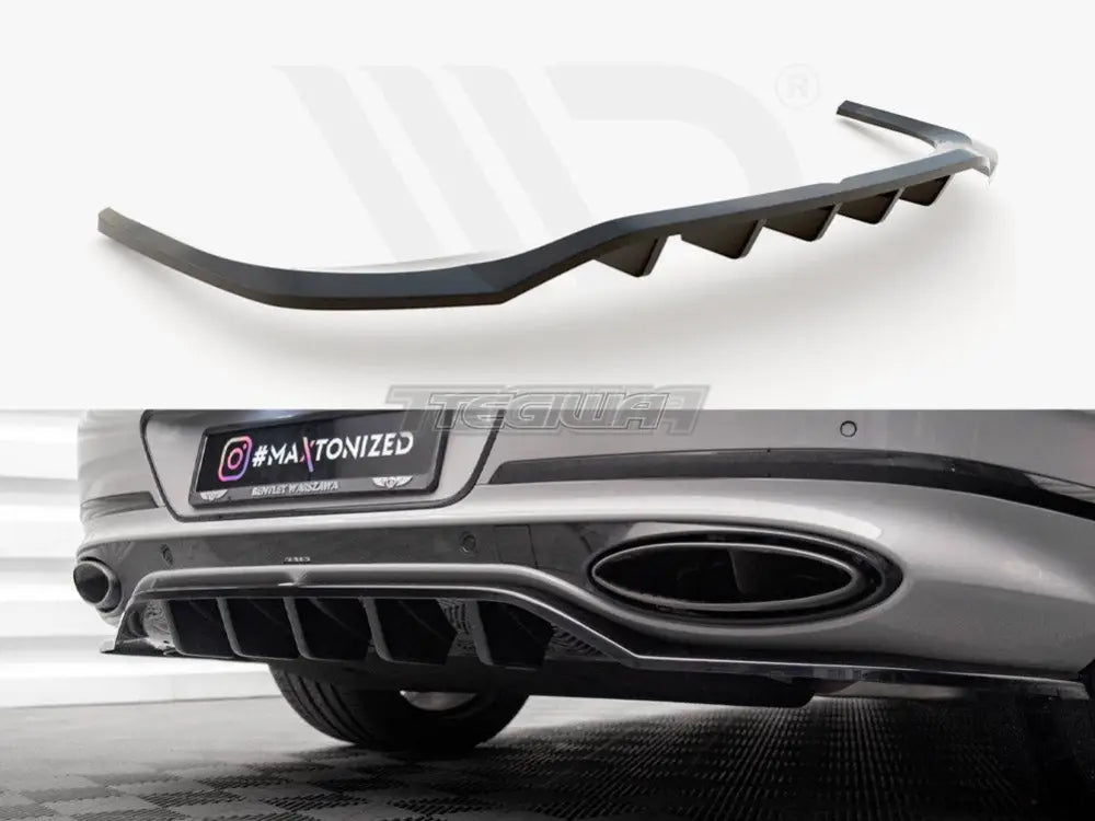 Maxton Design Central Rear Splitter Vertical Bars Bentley Continental GT Mk3