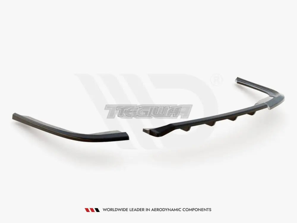 Maxton Design Central Rear Splitter Vertical Bars BMW 3-Series GT F34