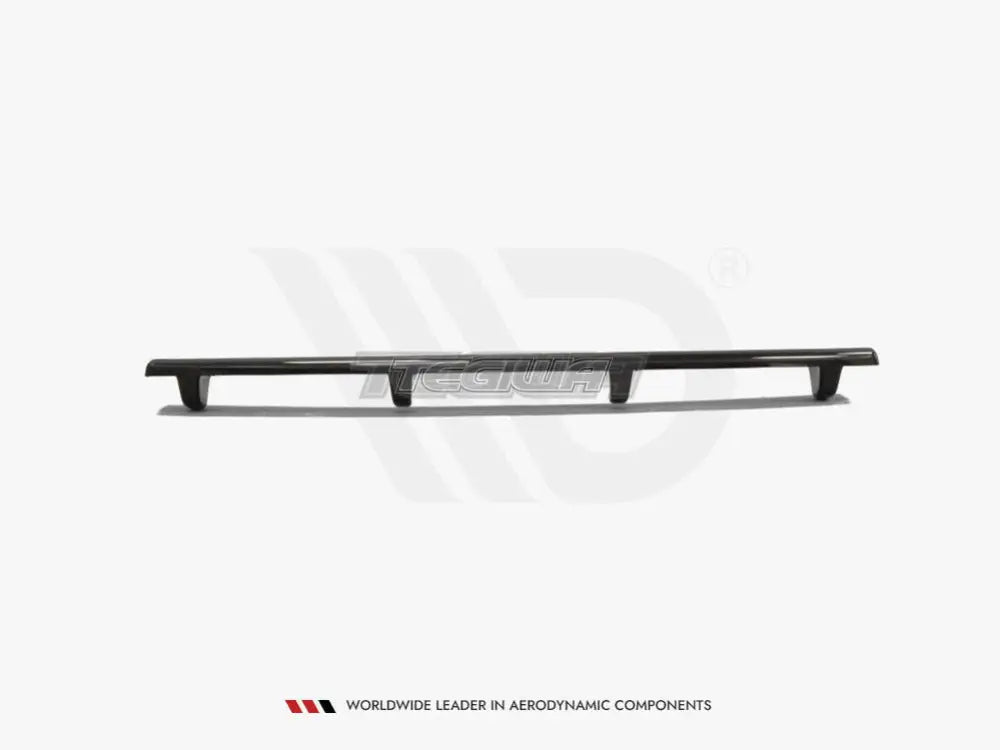 Maxton Design Central Rear Splitter Vertical Bars BMW 4-Series F32 M-sport 13-16