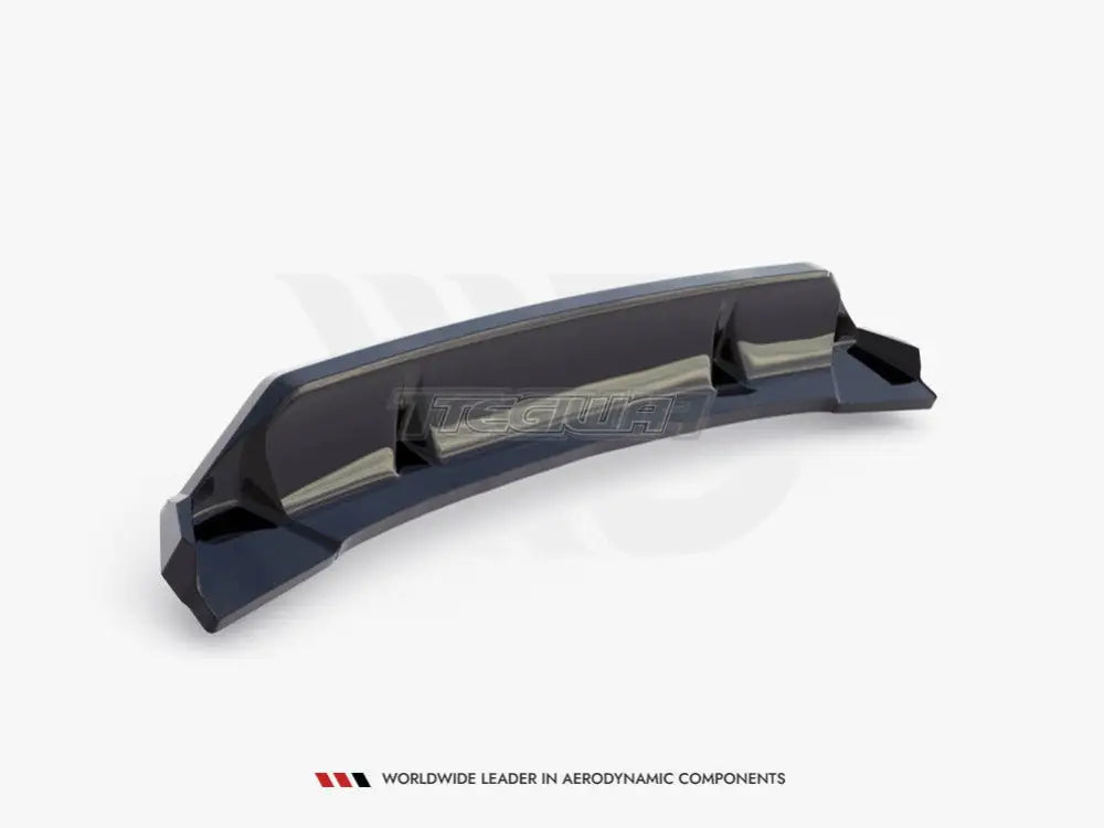 Maxton Design Central Rear Splitter Vertical Bars BMW X3 M-Pack G01 Facelift