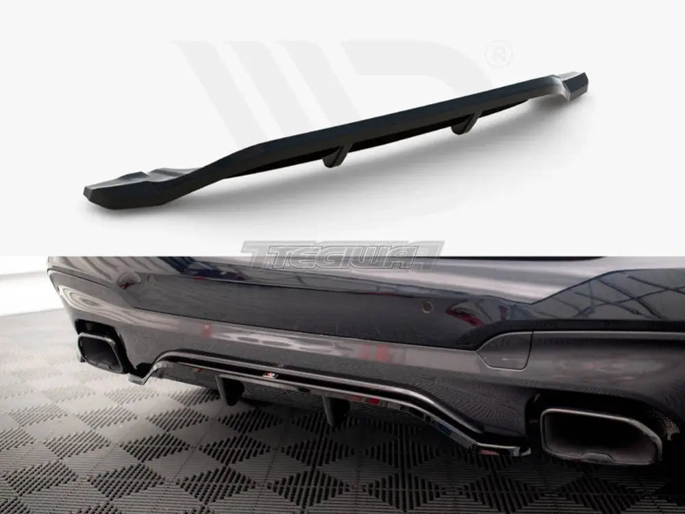 Maxton Design Central Rear Splitter Vertical Bars BMW X3 M40i M40d G01