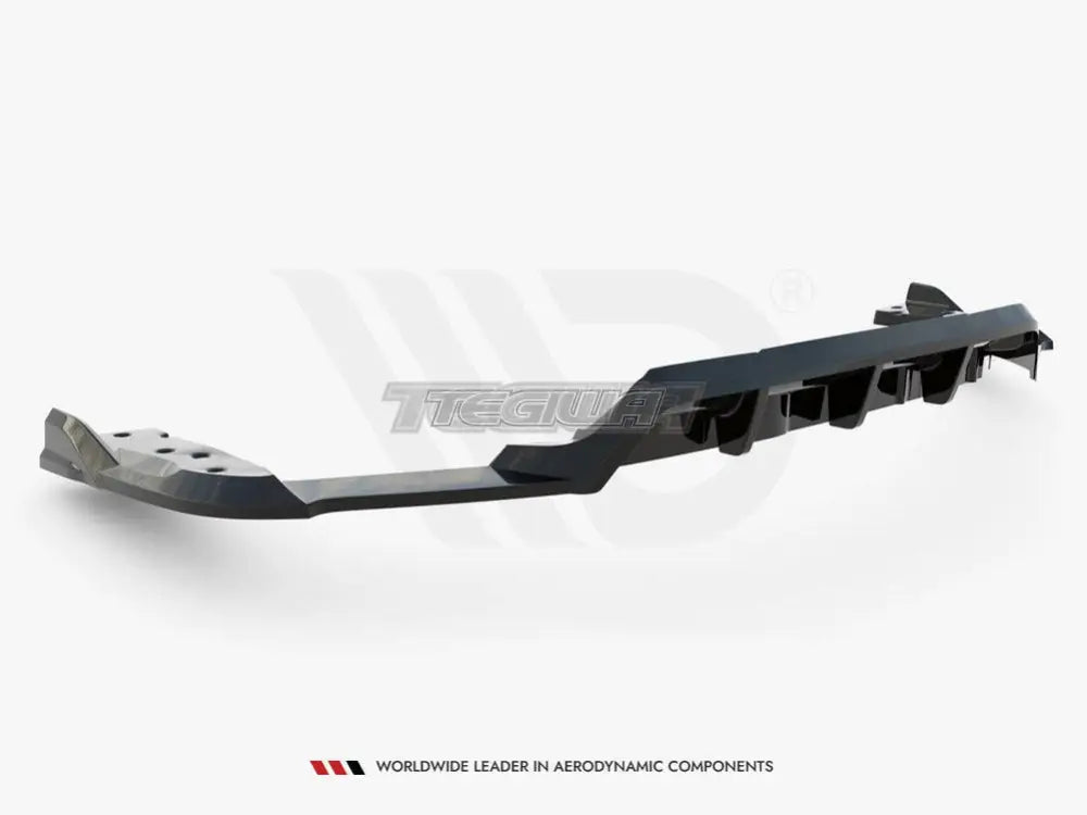 Maxton Design Central Rear Splitter Vertical Bars BMW X6 M F96