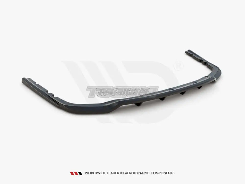 Maxton Design Central Rear Splitter Vertical Bars BMW X7 G07 2018-