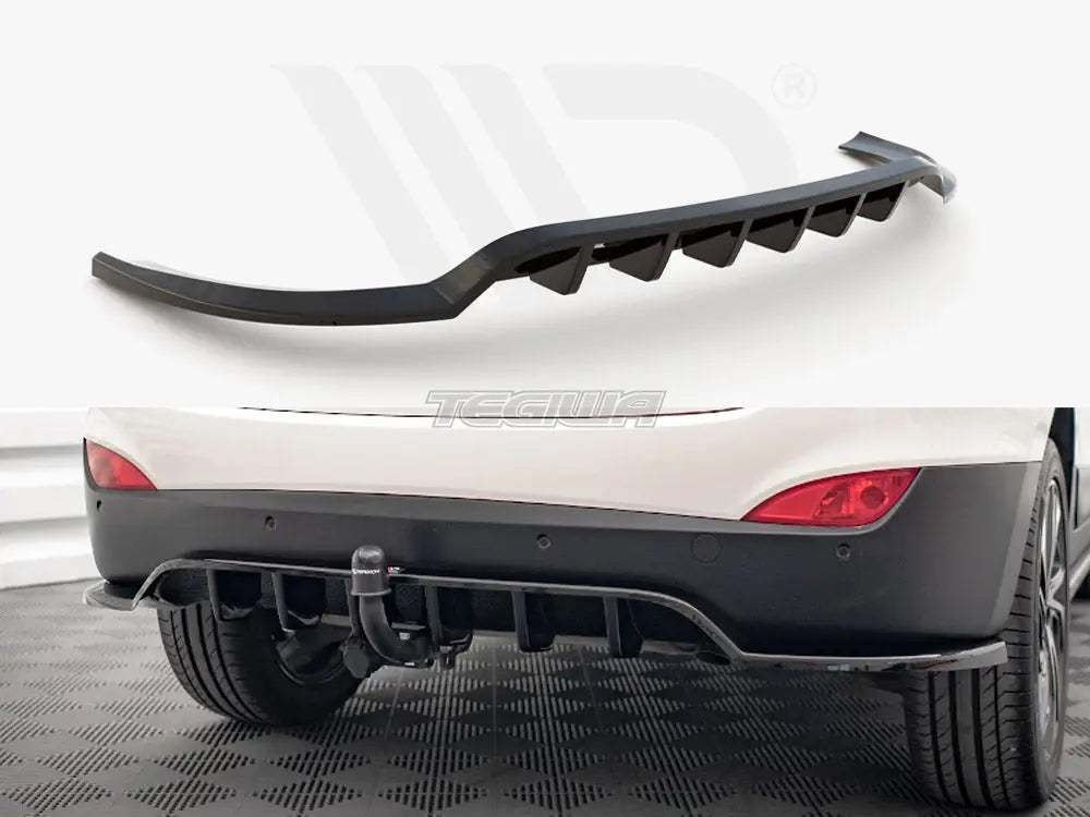 Maxton Design Central Rear Splitter Vertical Bars Hyundai ix35 Mk1