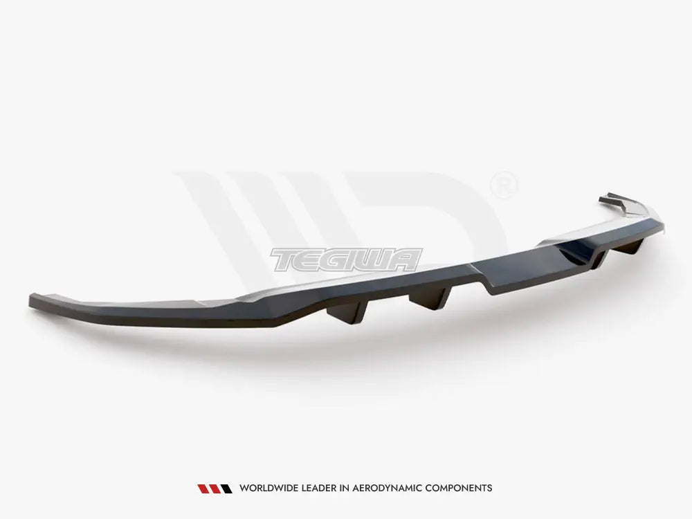 Maxton Design Central Rear Splitter Vertical Bars Kia EV6 GT-Line Mk1