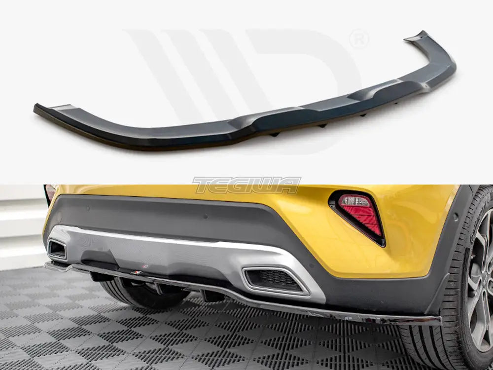 Maxton Design Central Rear Splitter Vertical Bars KIA Xceed MK1 2019-